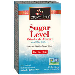 Sugar Level Herbal Tea, 20 Tea Bags, Bravo Tea