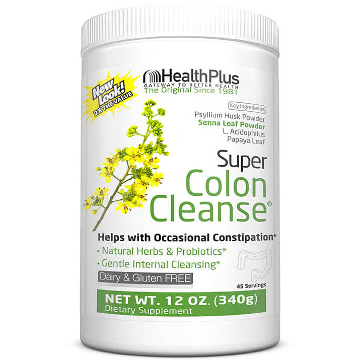 Super Colon Cleanse Powder (Colon Cleansing), 12 oz, Health Plus Inc ...