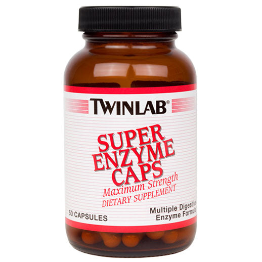 Super Enzyme Caps, Multiple Digestive Enzymes, 50 Capsules, TwinLab