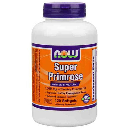 Super Primrose 1300mg 120 Softgels, NOW Foods