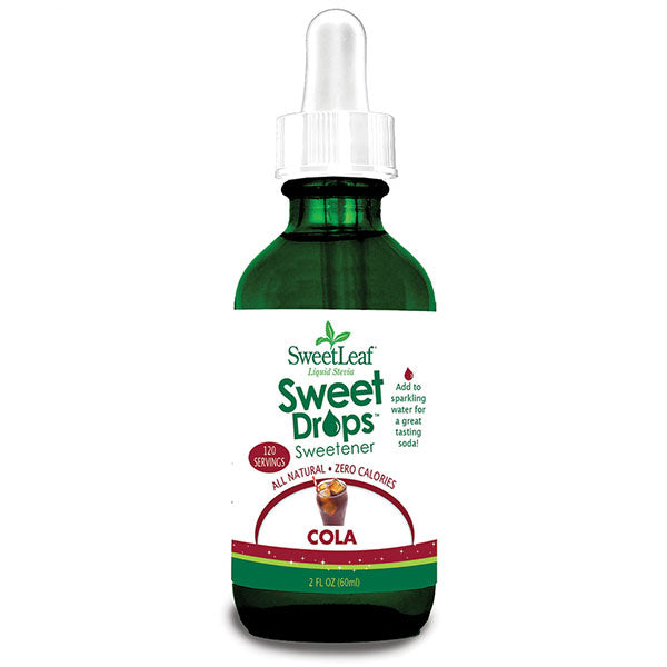 SweetLeaf Liquid Stevia Sweet Drops Sweetener - Cola, 2 oz, Wisdom Natural Brands