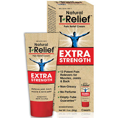 T-Relief Extra Strength Cream, Pain Relief, 3 oz, MediNatura