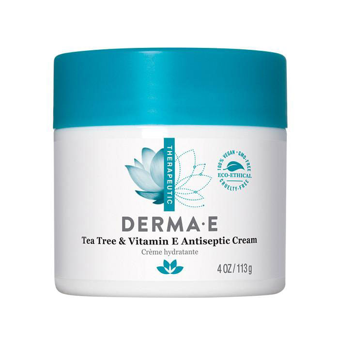 Derma E Tea Tree & Vitamin E Antiseptic Cream, 4 oz