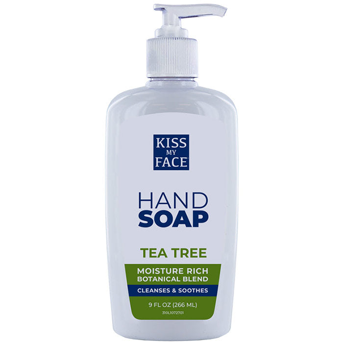 Tea Tree Moisture Hand Soap, 9 oz, Kiss My Face