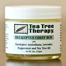 Tea Tree Oil Eucalyptus Chest Rub, 2 oz, Tea Tree Therapy