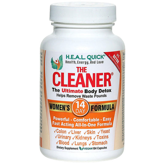 H.E.A.L Quick The Cleaner Body Detox, Women's 14-Day, 104 Capsules, Century Systems Inc