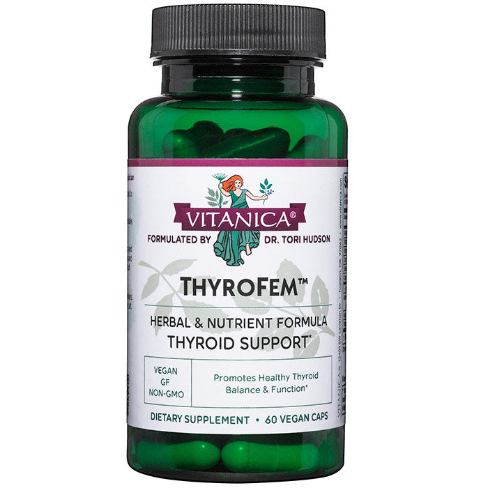 ThyroFem, Thyroid Support, 60 Vegetarian Capsules, Vitanica