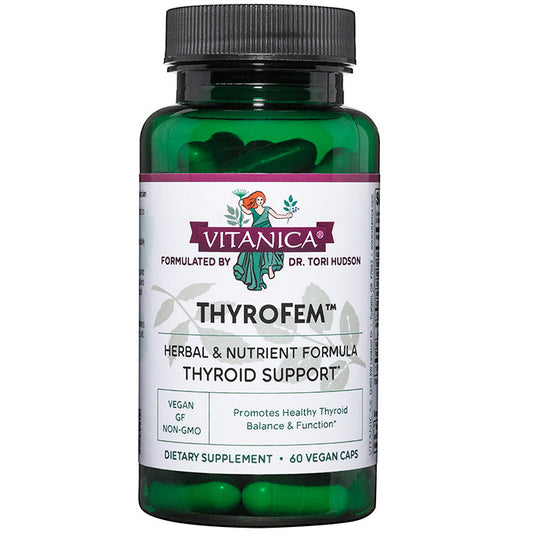 ThyroFem, Thyroid Support, 60 Vegetarian Capsules, Vitanica