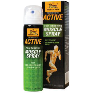 Tiger Balm Active Pain Relieving Muscle Spray, 2.53 oz