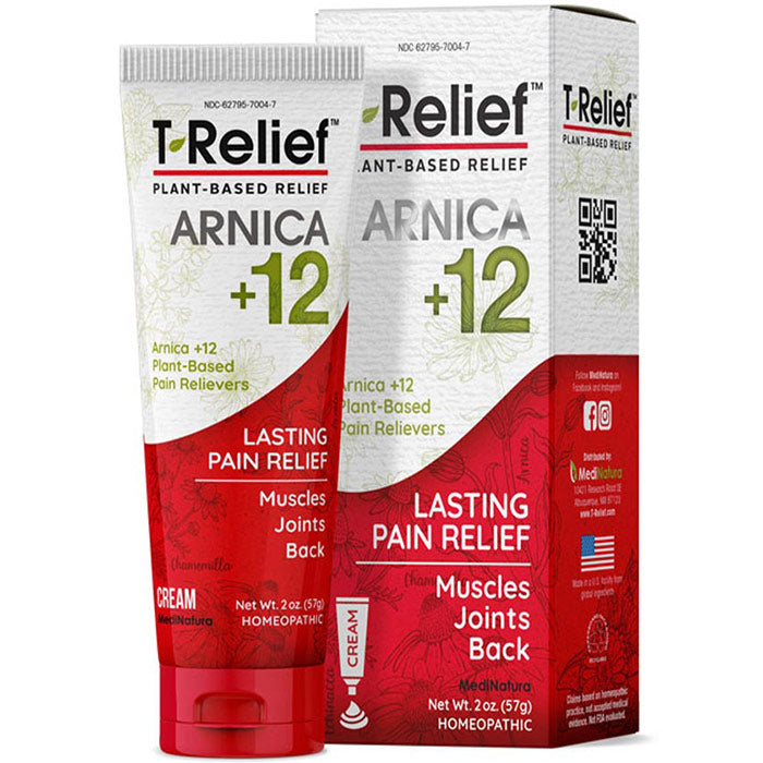 T-Relief Pain Relief Cream, 2 oz, MediNatura