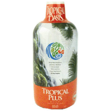 Tropical Plus, Mega Multiple Nutrition Liquid, 32 oz, Tropical Oasis