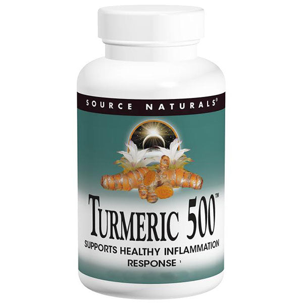 Turmeric 500, Value Size, 120 Tablets, Source Naturals