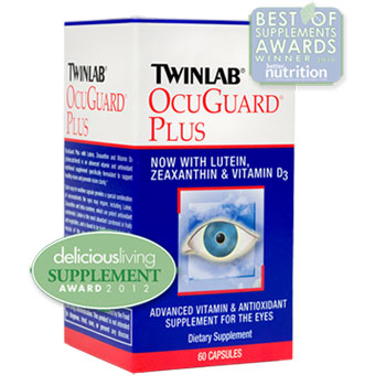 TwinLab OcuGuard Plus, 60 Capsules (Vitamin & Antioxidant for Eyes)