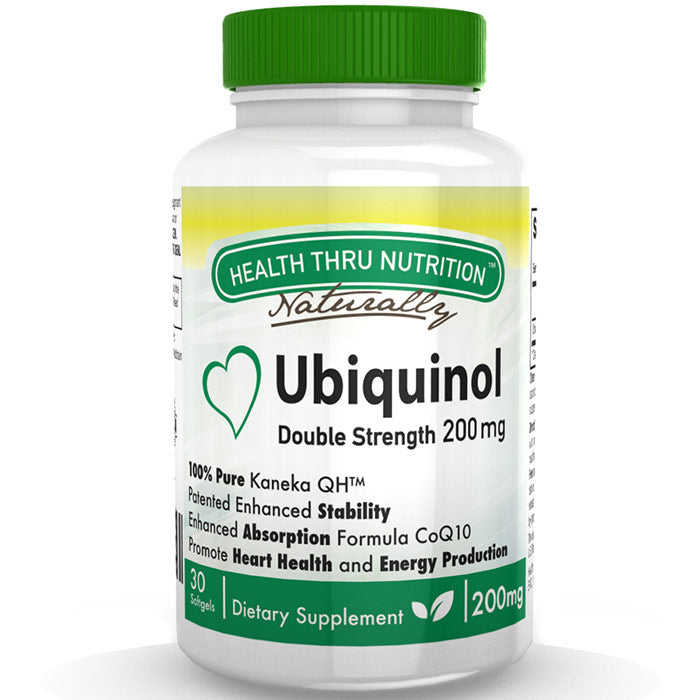 Ubiquinol CoQ10 200 mg, 30 Softgels, Health Thru Nutrition