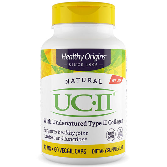 UC-II with Undernatured Type II Collagen, 60 Veggie Capsules, Healthy Origins