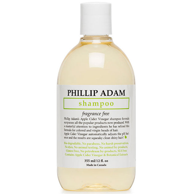 Unscented Shampoo, 12 oz, Phillip Adam