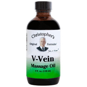 V-Vein Massage Oil (V Vein), 4 oz, Christopher's Original Formulas