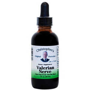 Valerian Nerve Formula Extract Liquid, 2 oz, Christopher's Original Formulas