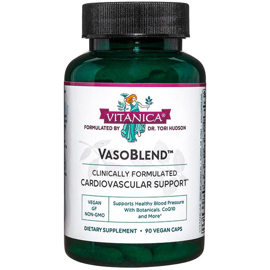 VasoBlend, Cardiovascular Support, 90 Vegetarian Capsules, Vitanica