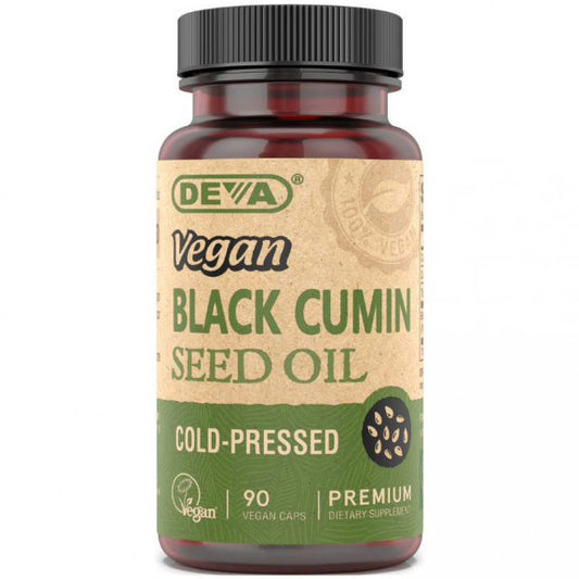 Vegan Black Cumin Seed Oil, 90 Vegan Caps, Deva Nutrition