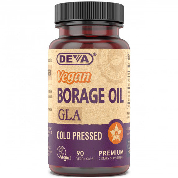 Vegan Borage Oil, 90 Vegan Caps, Deva Nutrition