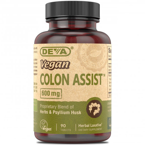 Vegan Colon Assist, 90 Tablets, Deva Nutrition