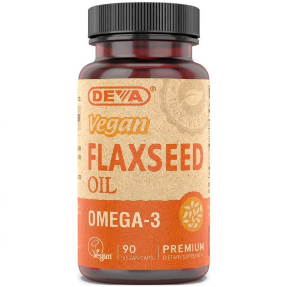 Vegan Flaxseed Oil, 90 Vegan Caps, Deva Nutrition