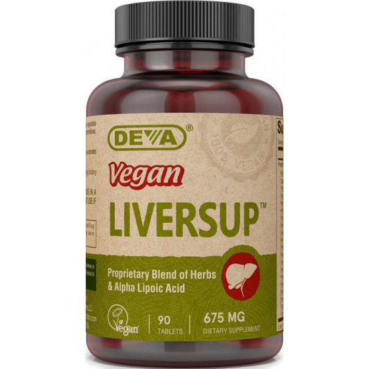 Vegan LIVERSUP, Liver Support, 90 Tablets, Deva Nutrition