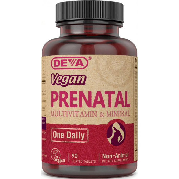 Vegan Prenatal Multivitamin & Mineral, 90 Tablets, Deva Nutrition