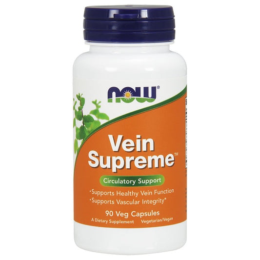 Vein Supreme 90 Vcaps, NOW Foods