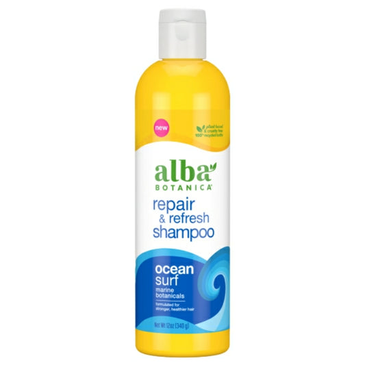 Very Emollient Shampoo, Ocean Surf, 12 oz, Alba Botanica