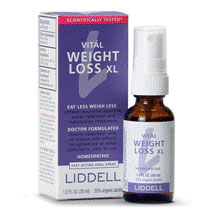 Liddell Vital Weight Loss XL Homeopathic Spray, 1 oz