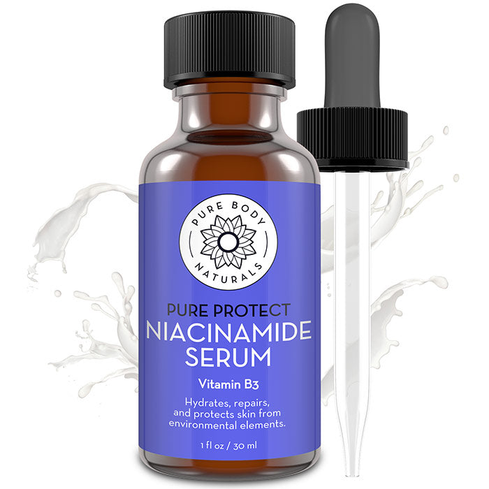 Vitamin B3 Niacinamide Serum, 1 oz, Pure Body Naturals