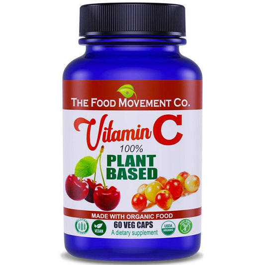 Vitamin C, 100% Plant Based, 60 Veg Caps, The Food Movement