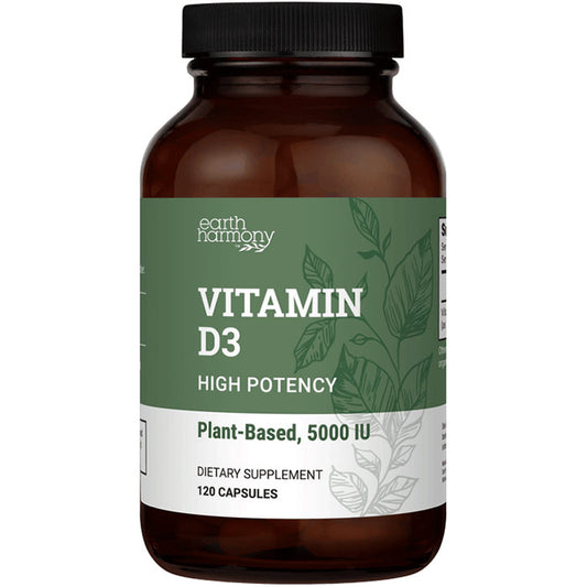 Vitamin D3, 120 Capsules, Earth Harmony