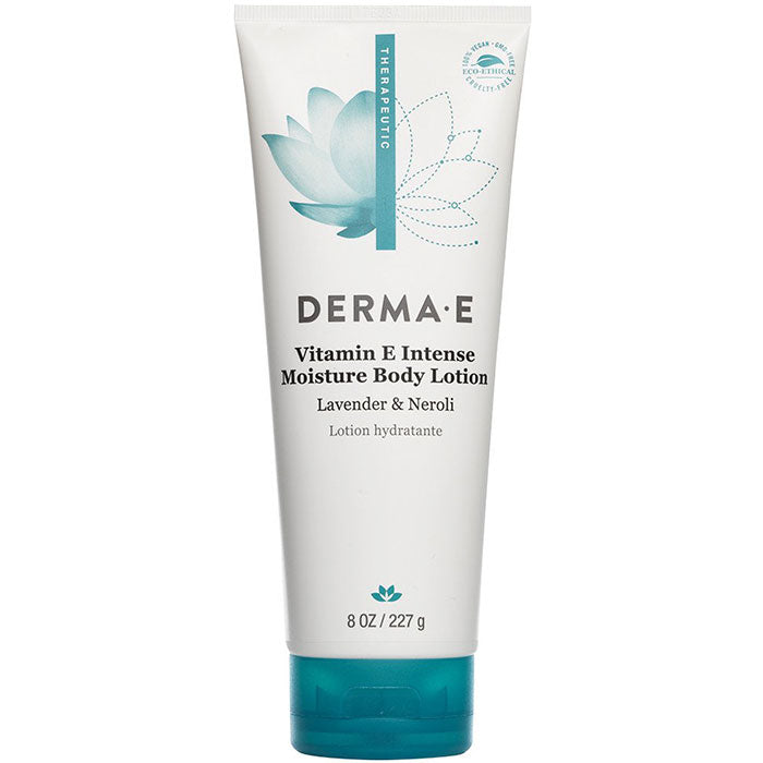 Derma E Vitamin E Intense Moisture Body Lotion, Lavender Neroli, 8 oz