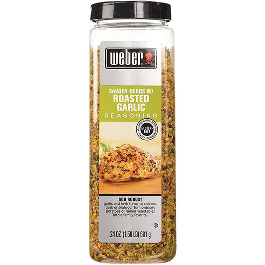 Weber Roasted Garlic & Herb Seasoning, 7.75 oz (220 g)