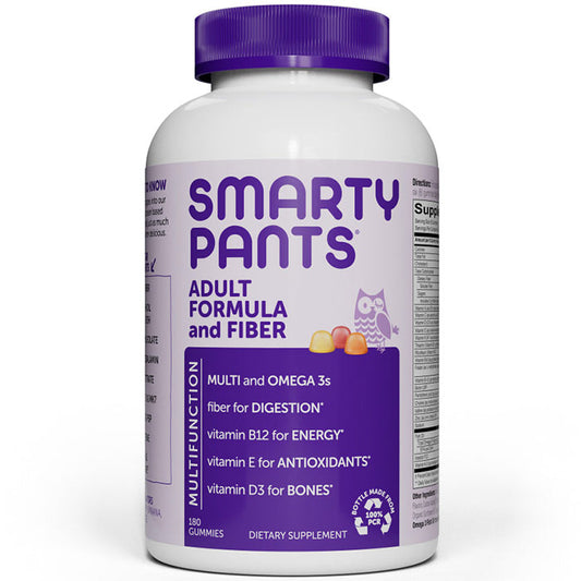 Adult Formula and Fiber, 180 Gummies, SmartyPants Vitamins