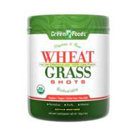 Wheat Grass Shots, Drink Mix, Organic & Raw, 150 g (30 Servings), Green Foods Corporation