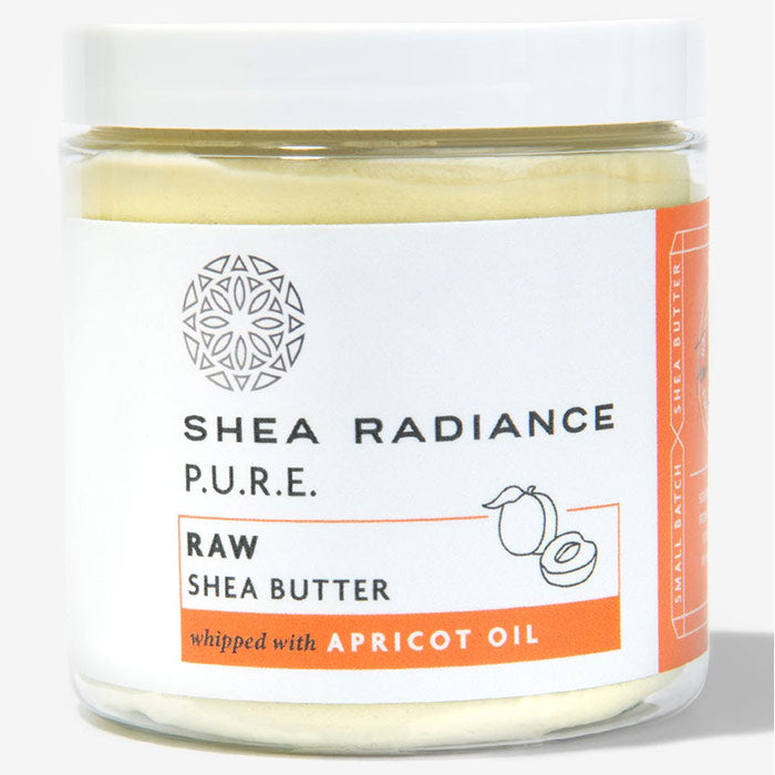 Raw Shea Butter Whipped with Apricot Oil, 5 oz, Shea Radiance