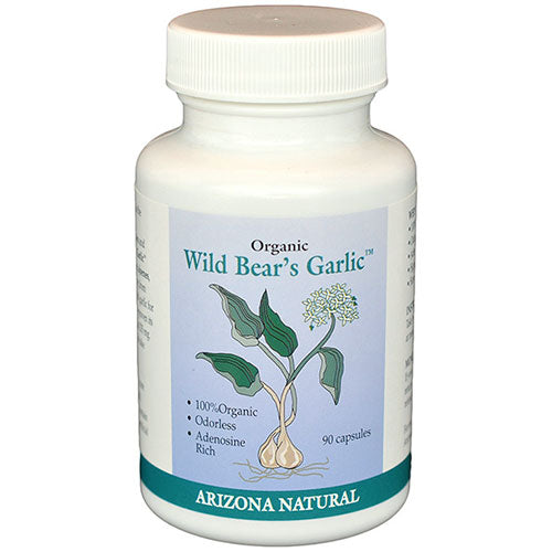 Wild Bear Odorless Organic Garlic 90 caps from Arizona Natural