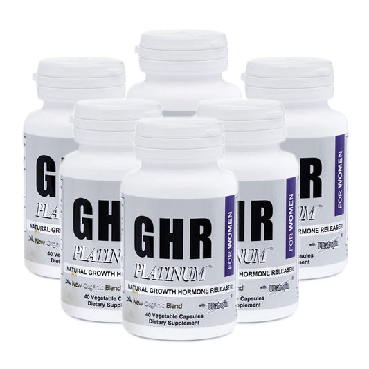 Women's GHR Platinum, 40 Capsules x 6 Bottles (6 Month Supply)