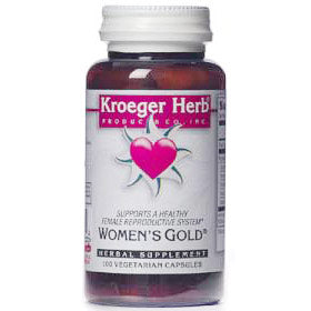 Women's Gold, Herbal Formula, 100 Vegetarian Capsules, Kroeger Herb