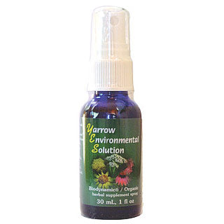 Yarrow Environmental Solution Spray, 1 oz, Flower Essence Services