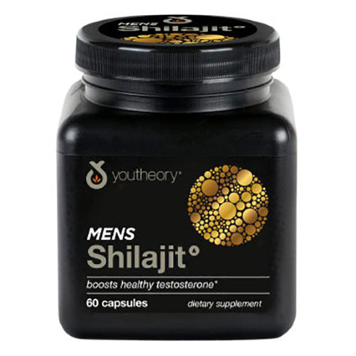 Youtheory Men's Shilajit, Boosts Healthy Testosterone, 60 Capsules ...