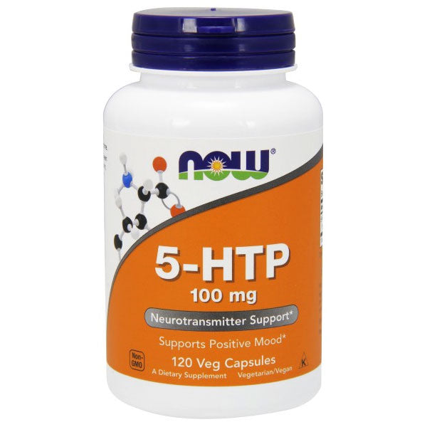 5-HTP 100 mg Vegetarian 120 Vcaps (5HTP), NOW Foods