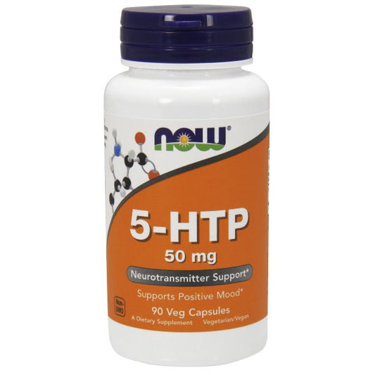 5-HTP 50 mg 5-Hydroxy-L-Tryptophan 90 Caps, NOW Foods