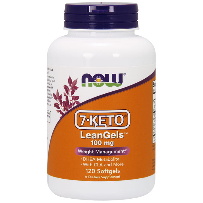 7-Keto LeanGels 100 mg, Plus CLA & More, 120 Softgels, NOW Foods