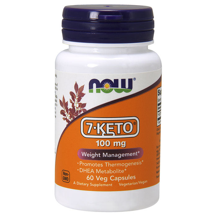 7-Keto 100 mg, 60 Vegetarian Capsules, NOW Foods