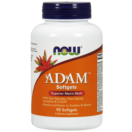 ADAM Softgel, Superior Men's Multiple Vitamin, 90 Softgels, NOW Foods